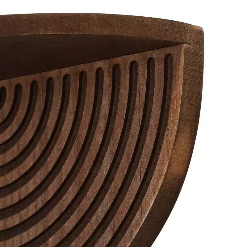 American Art Decor Set of 4 Half Circles Meet Right Angles Shelves