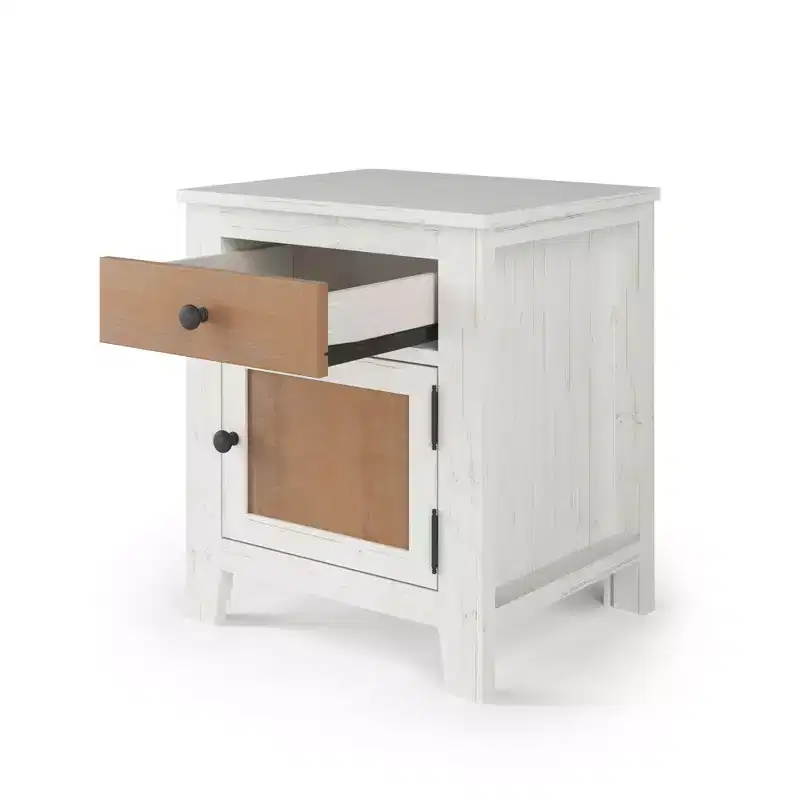 Child Craft Ocean Grove 1 Drawer Nightstand for Nursery or Bedroom, Large Storage Drawer, Made of Sturdy Pinewood, Non-Toxic, Baby Safe Finish