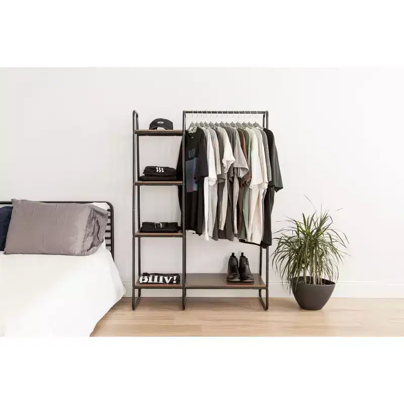 Garment Rack for Hanging Clothes and Displaying Accessories