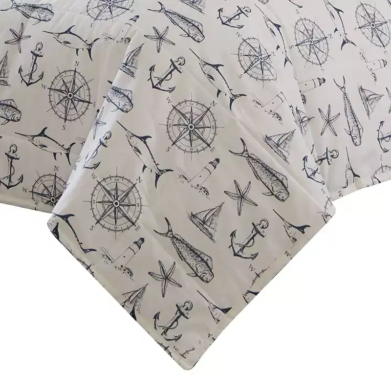 Split P Captain Quarters Queen Bedspread