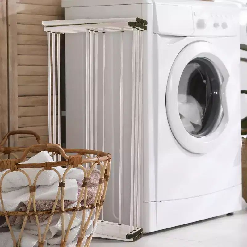 Lavish Home Collapsible Clothes Drying Rack, White