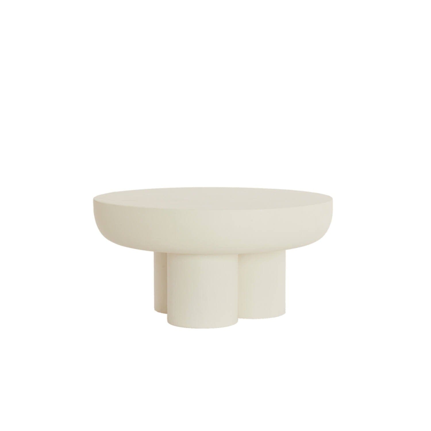 Cream Round Coffee Table