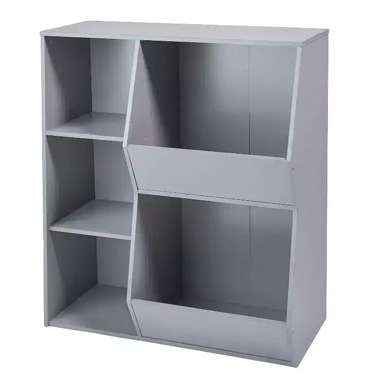 Badger Basket Side-by-Side Combo Bin Storage Unit Gray