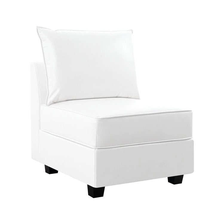 Modern DIY Convertible Modular Sectional Ultimate Sofa Collection - Optional Ottoman Middle and Armrest Modules