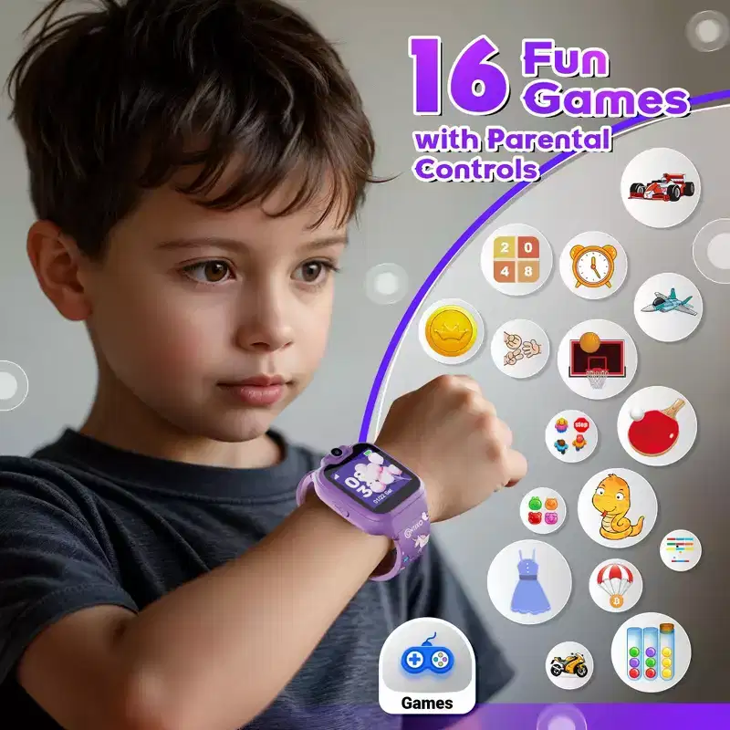 Contixo Kids Smartwatch with Camera, 1.54 HD Touch Screen, 16 Educational Games, Music, Video & Audio watch Toys For Boys & Girls Ages 3-12