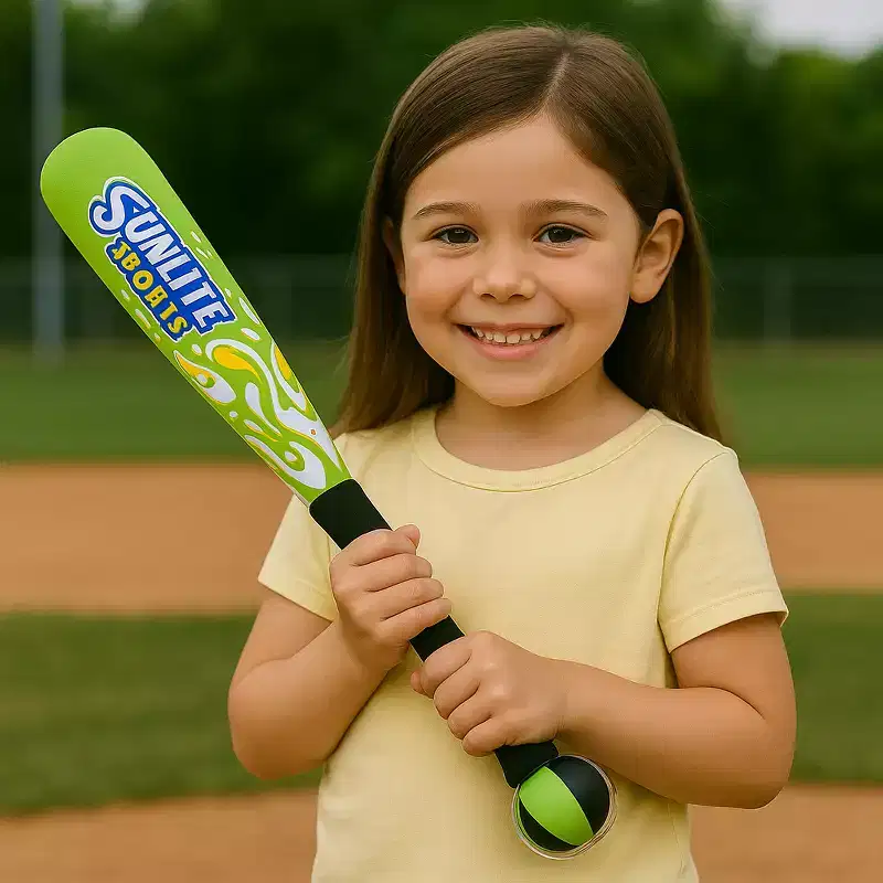 Sunlite Sports Water Baseball Game Set  Neoprene Bat & Ball for Kids & Families, Pool, Beach, Backyard & Outdoor Play