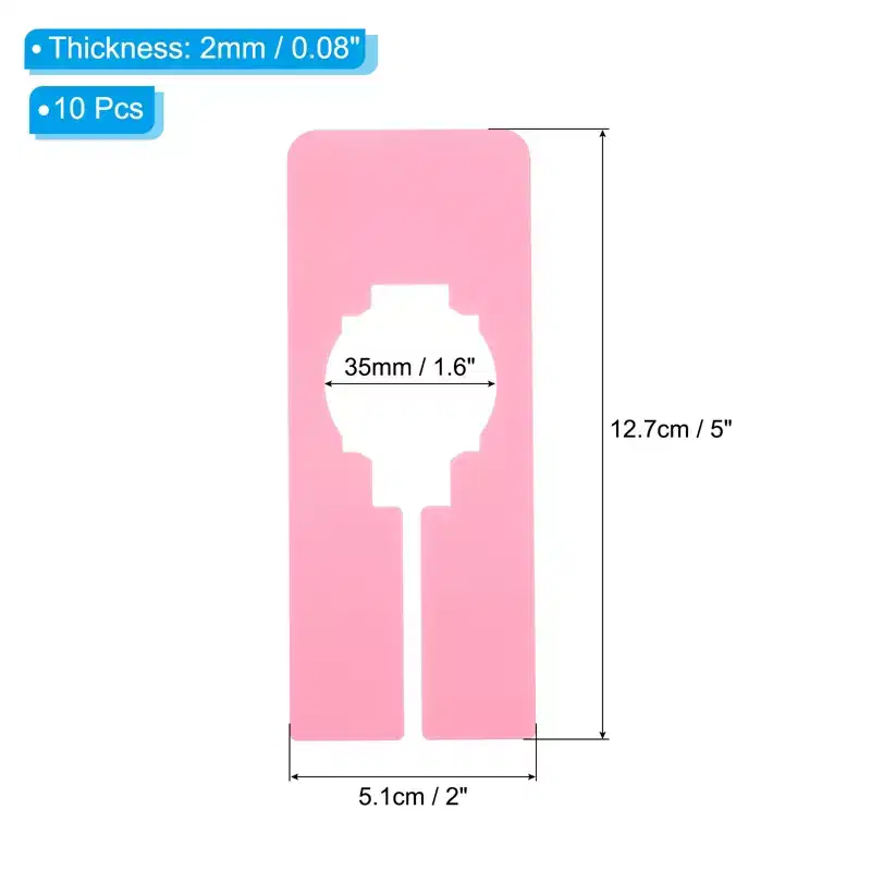Unique Bargains Plastic Lightweight Durable Portable Clothes Dividers 10 Pcs
