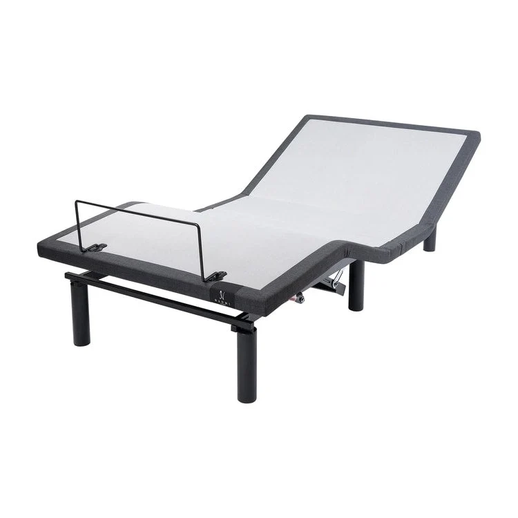 Adjustable Electric Bed Frame Base, 3-Speed Head & Foot Massage, Wireless Remote, USB Ports