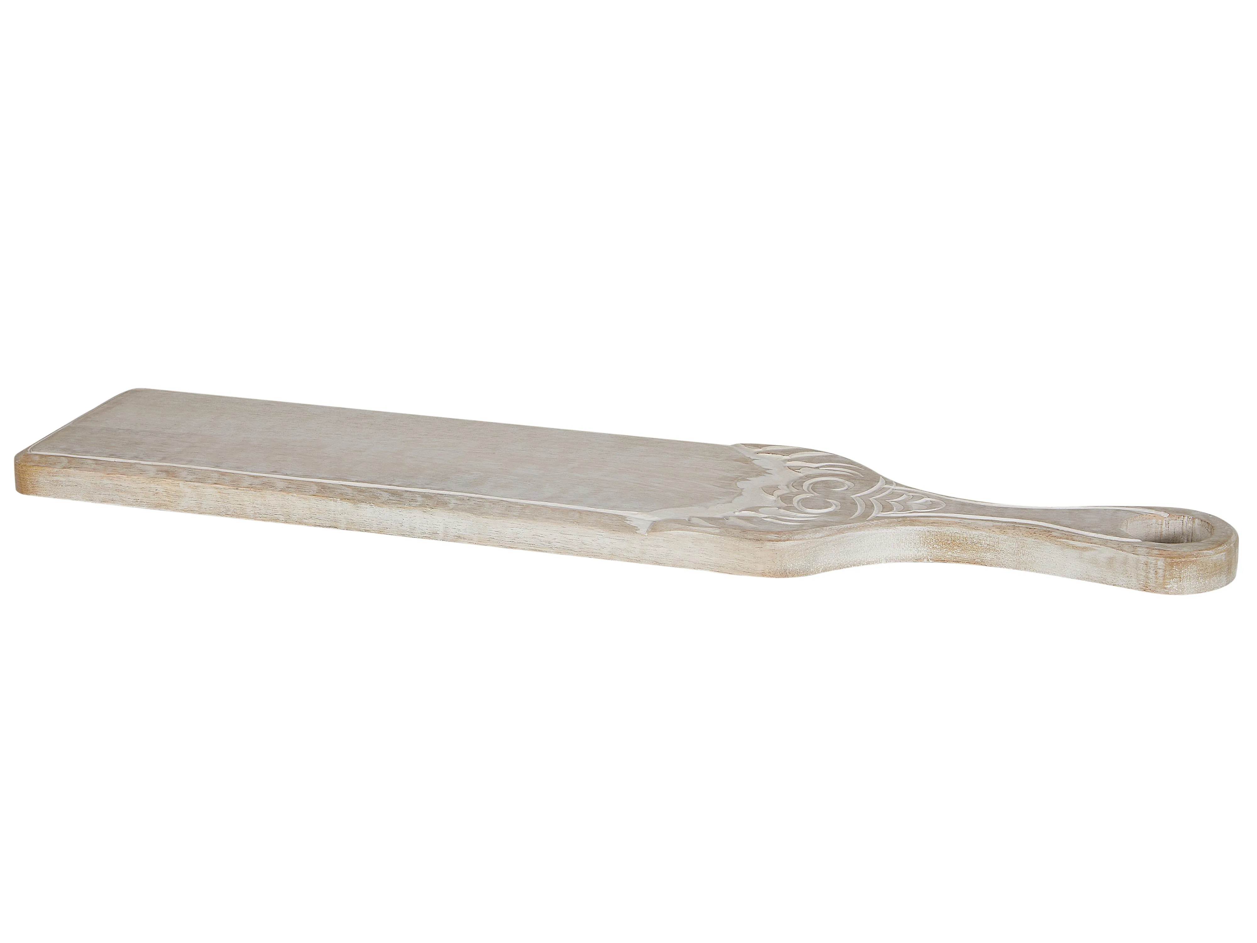 Vassoio da portata in Legno di Mango Marrone chiaro 62x14 cm – Fatto a Mano, Stile Naturale