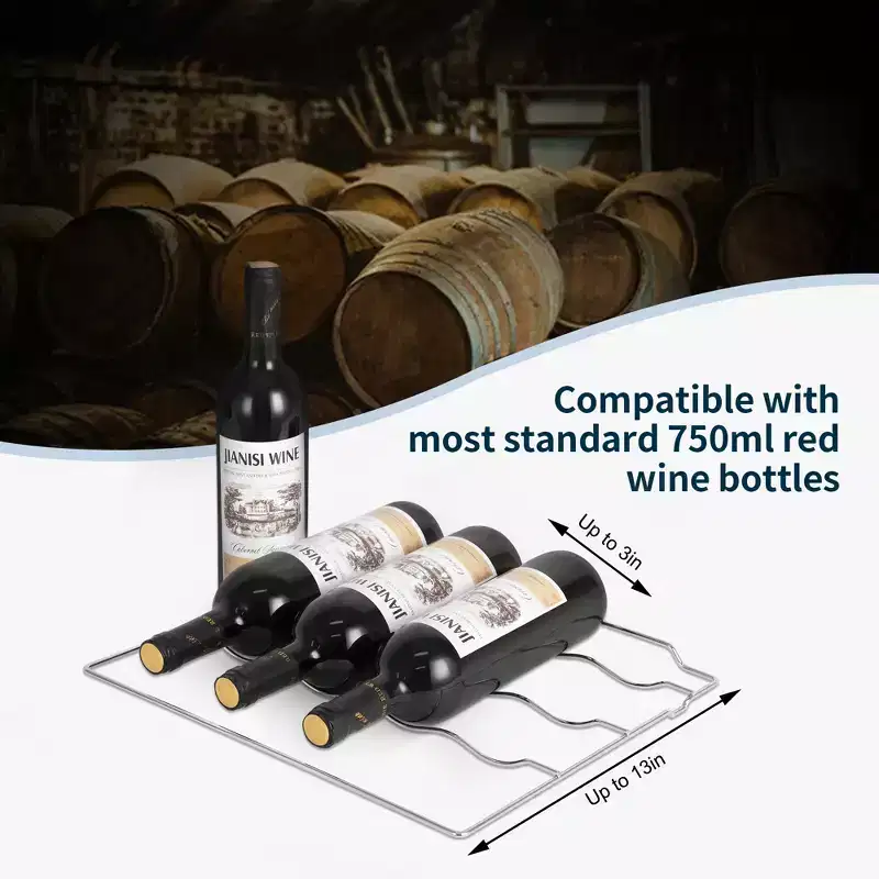 Hooure 17in 24-Bottle Wine Cellar - Compressor Cooling with LED Touch Control & Low-E Glass Door in Black