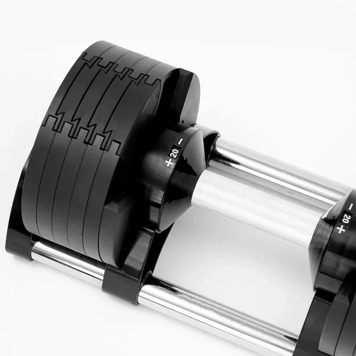 Adjustable Round Dumbbells Pair