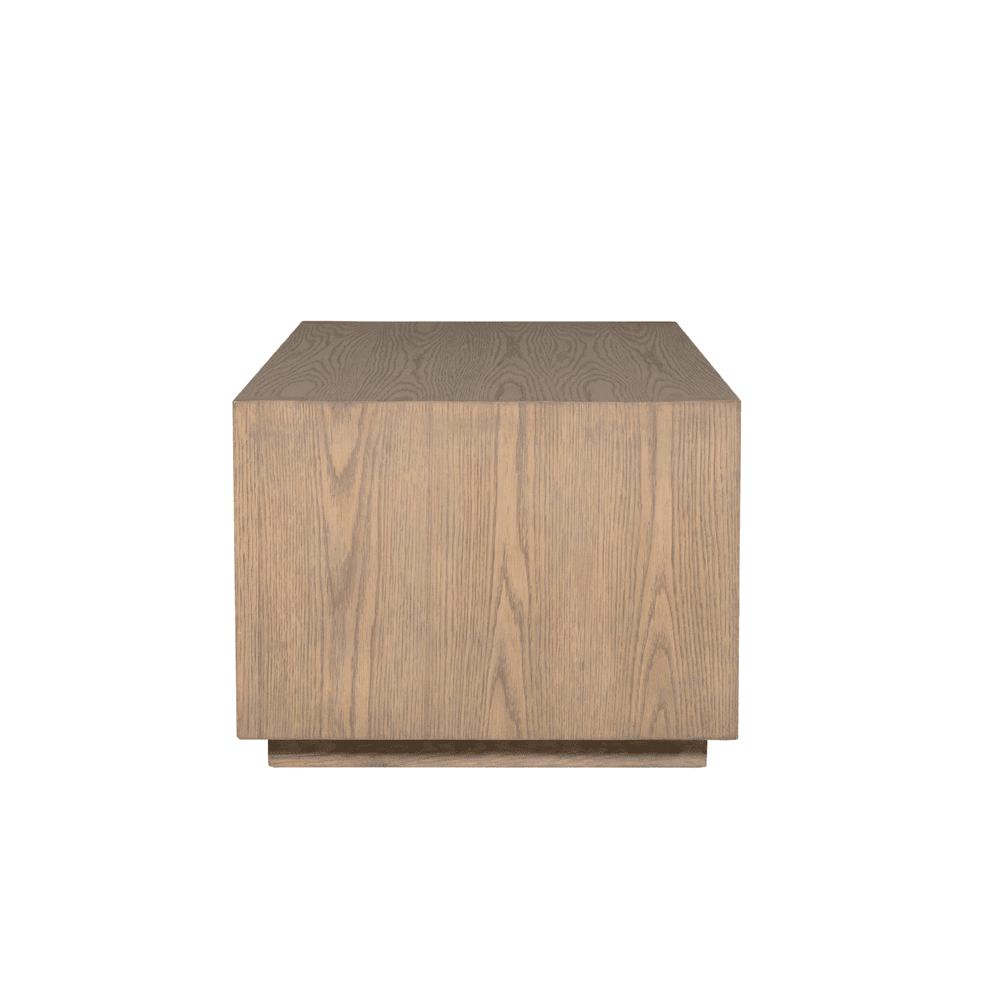 Smoked Oak Rectangular Coffee Table