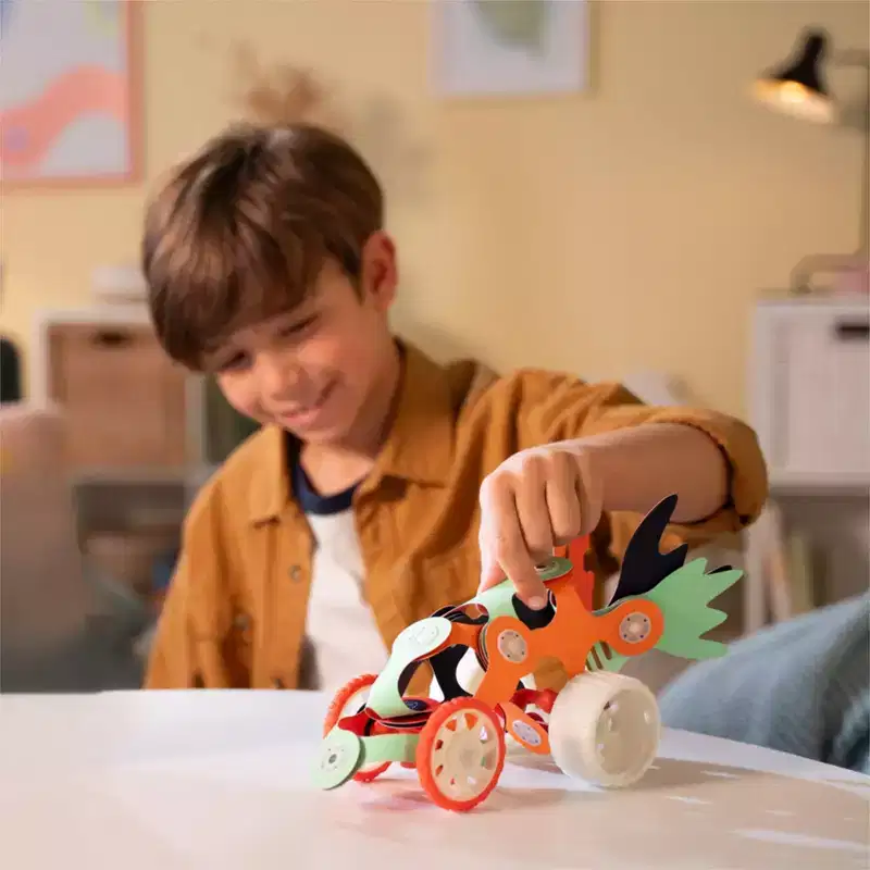 Clixo Space Mission Pack: Educational Magnetic Building Toys, Creative Thinking & Fine Motor Skills Development