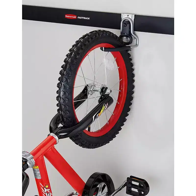 Garage Storage Vertical Wall Hook Bike Rack, 4-Pack