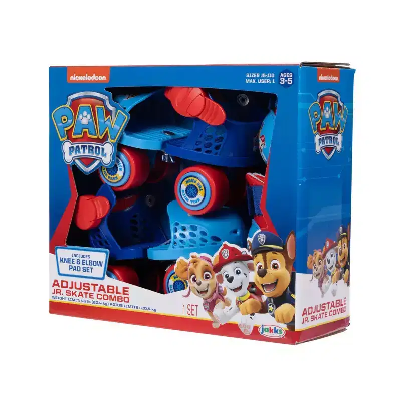 PAW Patrol Jr.Roller Kids' Roller Skate with Pad Set