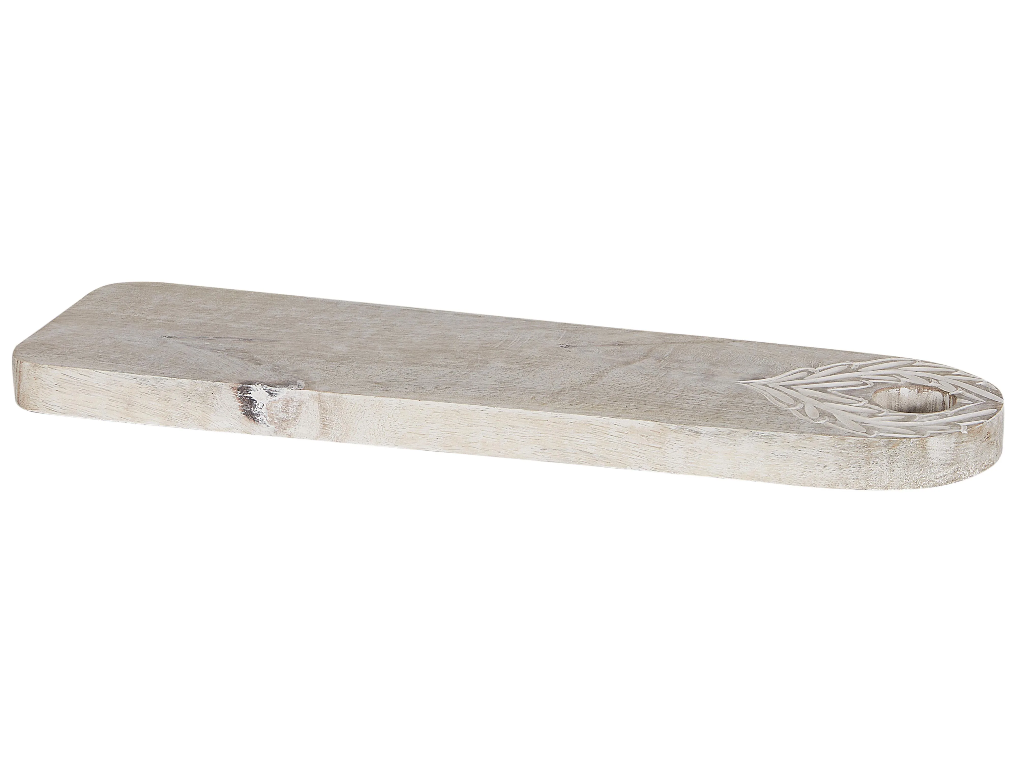 Vassoio da portata in Legno di Mango Marrone chiaro 41x12 cm – Fatto a Mano, Stile Naturale