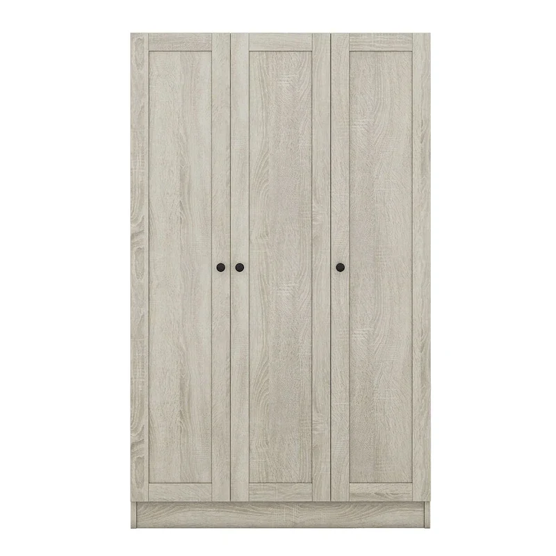 3-Door Shutter Wardrobe with shelves