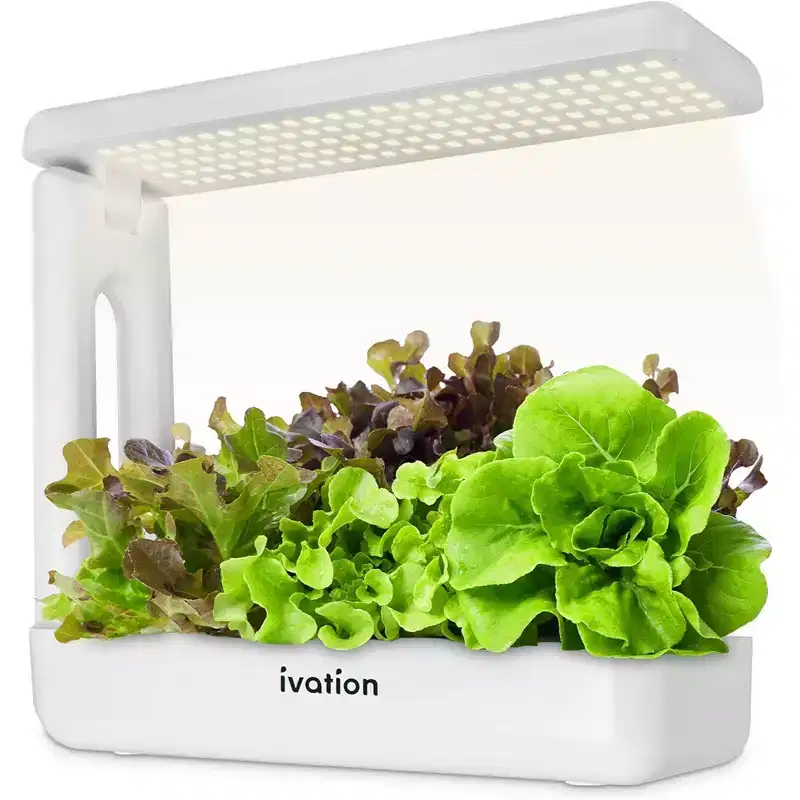 Ivation Replacement Hydroponic Nutrients A&B for 12-Pod Indoor Garden Kit with Fixed LED Light.