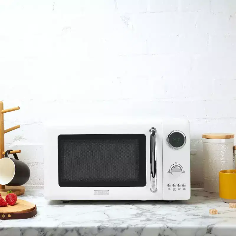 Haden 700W Compact Countertop Microwave Over Ivory
