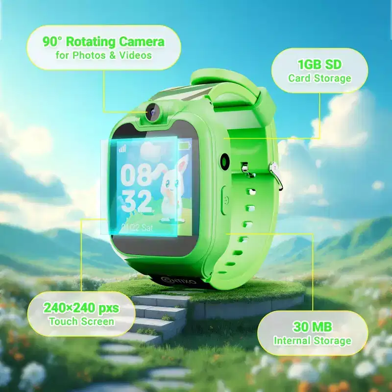 Contixo Kids Smartwatch with Camera, 1.54 HD Touch Screen, 16 Educational Games, Music, Video & Audio watch Toys For Boys & Girls Ages 3-12