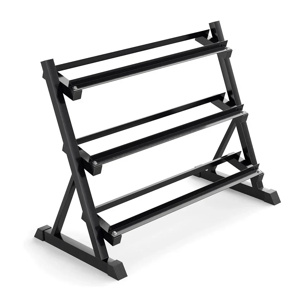 Hex Dumbbell Storage Rack for Home Gym Fitness