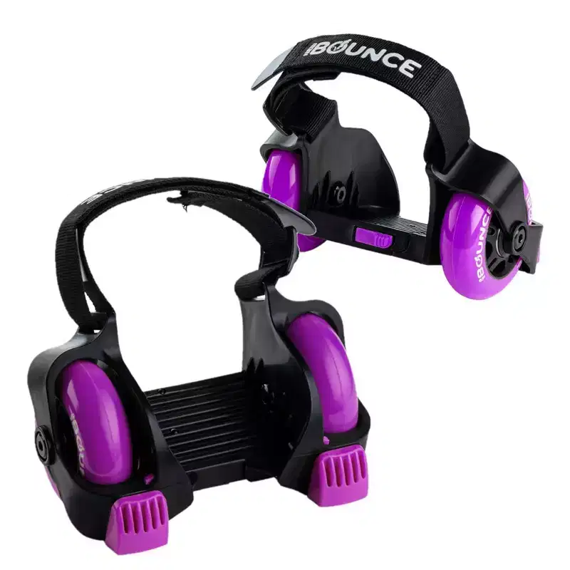 New Bounce Heel Wheel Skates - Jet Wheelies for Shoes - Adjustable One Size