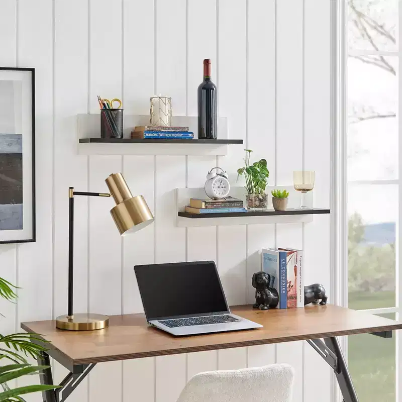 23.62 Set of 2 Repose Display Photo Ledge Shelves - Danya B.