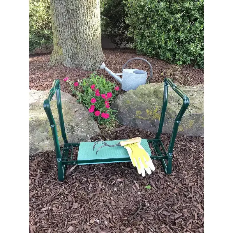 Tierra Garden Green Gardening Kneeler Seat