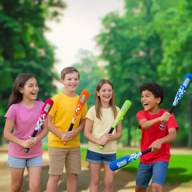 Sunlite Sports Water Baseball Game Set  Neoprene Bat & Ball for Kids & Families, Pool, Beach, Backyard & Outdoor Play