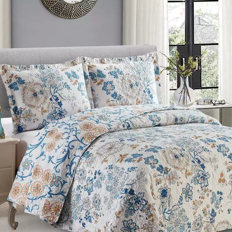 Egyptian Linens Layan Bedspread Oversize Quilt Set