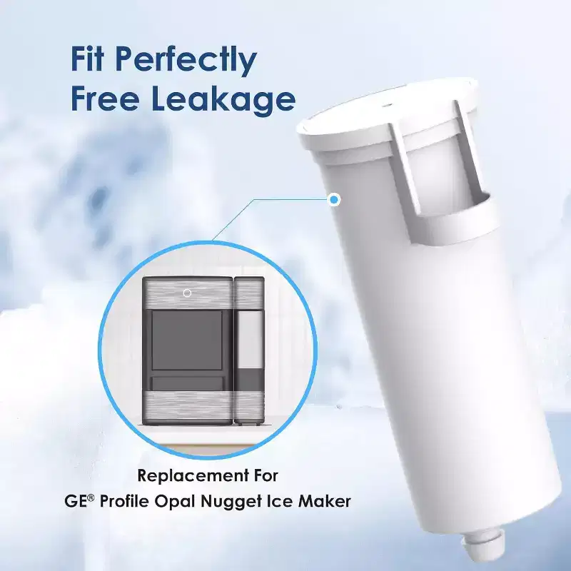 Waterdrop WD-C33-4 Replacement For GE Profile Opal Nugget Ice Maker Water Filter, NSF 42 and 372 Certified, BPA-Free, 4 Counts