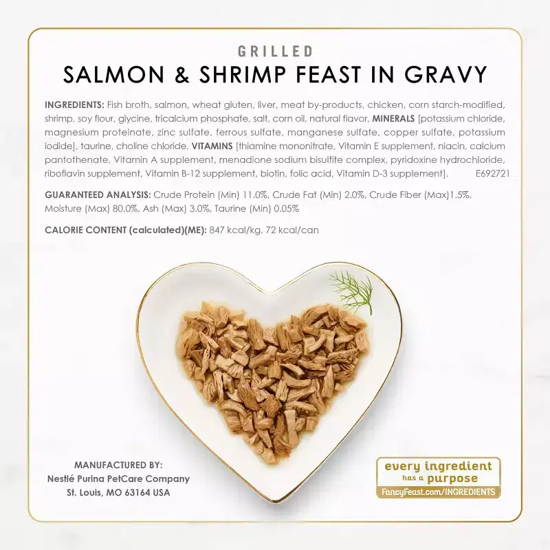 Purina Fancy Feast Variety Pack Seafood, Fish, Tuna & Salmon Wet Cat Food Cans - 3oz/30ct
