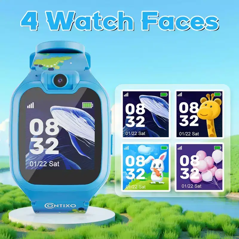 Contixo Kids Smartwatch with Camera, 1.54 HD Touch Screen, 16 Educational Games, Music, Video & Audio watch Toys For Boys & Girls Ages 3-12