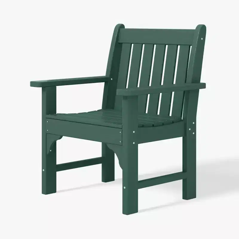 WestinTrends Malibu Outdoor Patio 3-Piece HDPE Adirondack Garden Chairs with Square Adirondack Side Table Set