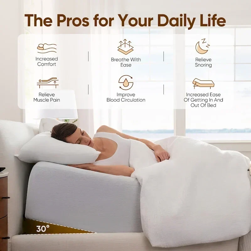 Adjustable Bed Frame Base Stress Massage Wireless Remote Quiet Motor