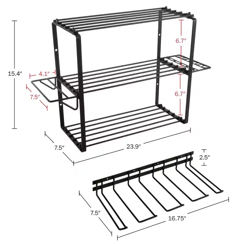 3-Tier Power Tool Organizer Shelving