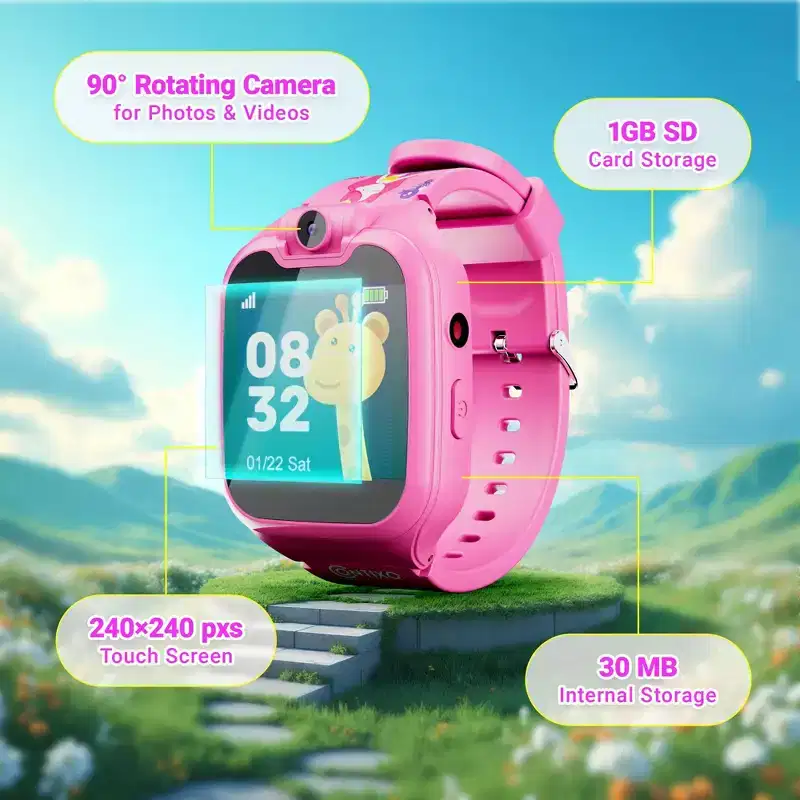 Contixo Kids Smartwatch with Camera, 1.54 HD Touch Screen, 16 Educational Games, Music, Video & Audio watch Toys For Boys & Girls Ages 3-12