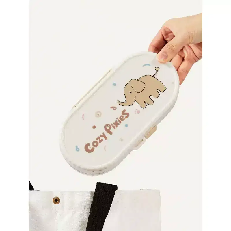 CPPSLEE Baby Bottle Feeding Accessories Portable Elephant Bottle Brush Set