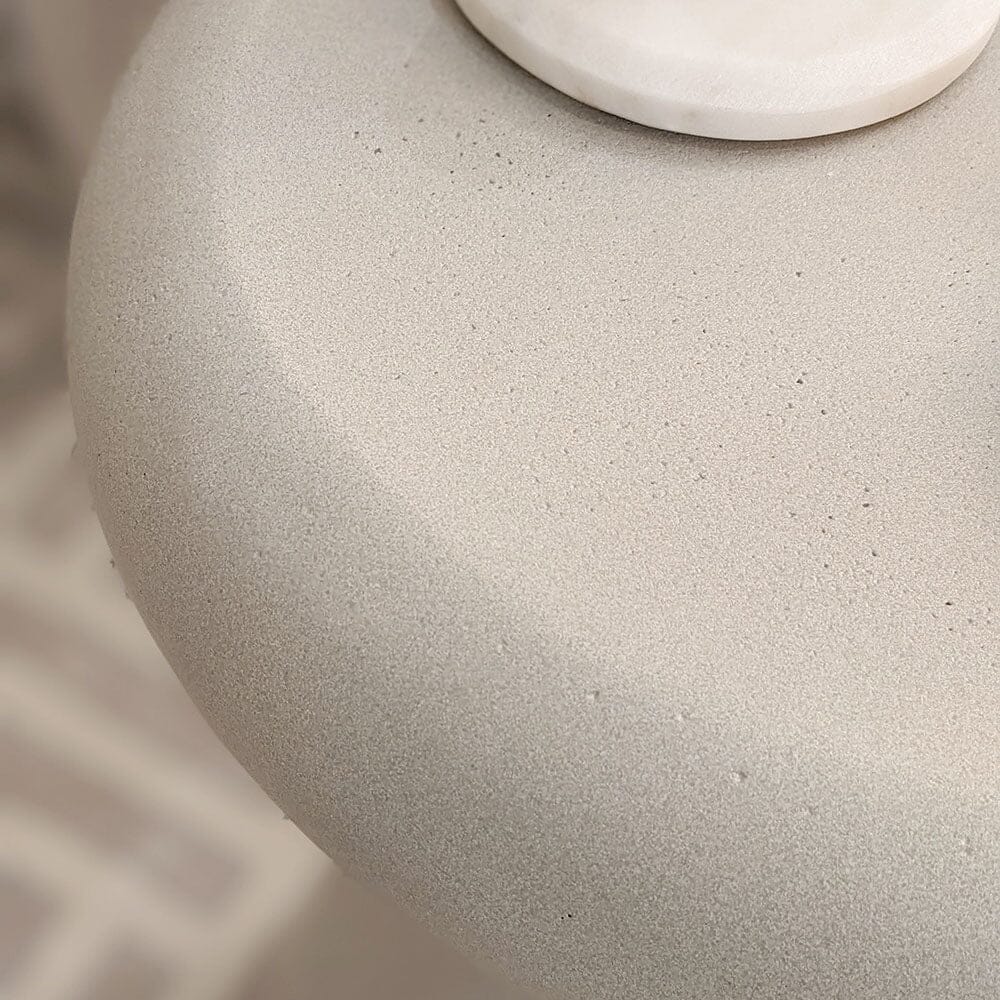 Stone Indoor/Outdoor Round Side Table