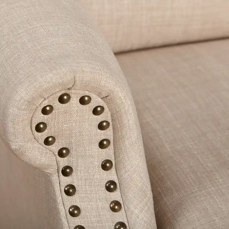 Upholstered Wing Recliner Chair