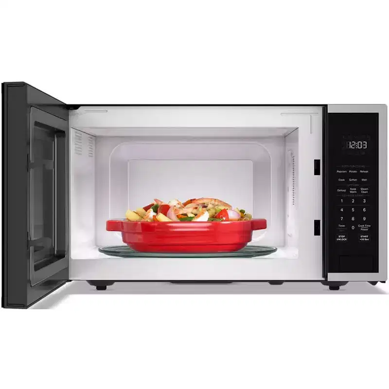 KitchenAid KMCS122SPS 1.6 Cu. Ft. PrintShield Stainless Countertop Microwave