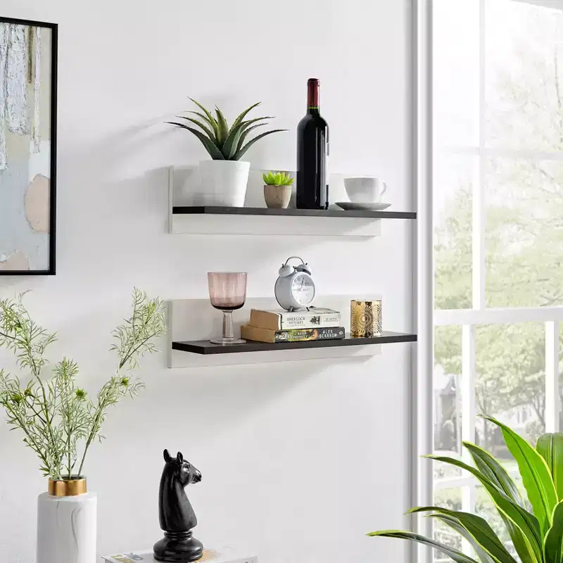 23.62 Set of 2 Repose Display Photo Ledge Shelves - Danya B.