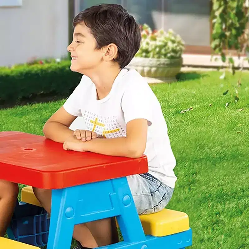Dolu Toys - Children's Picnic Table With 4 Benches