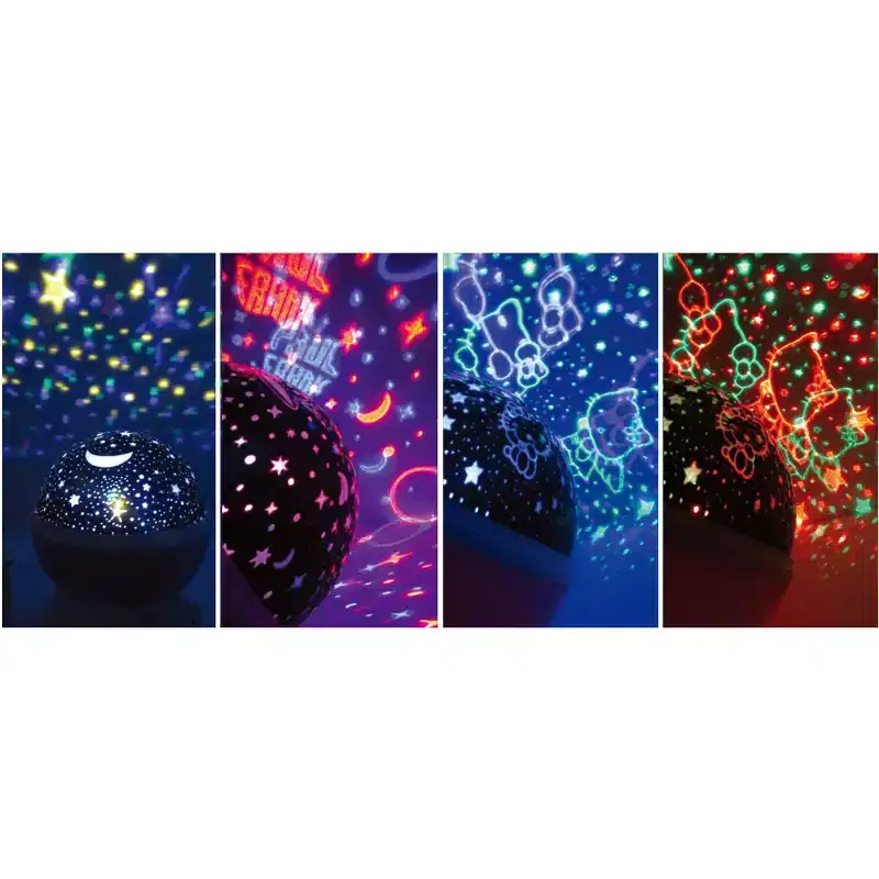 JuzToys Night Light Projection Lamp, Starry Skies, Purple