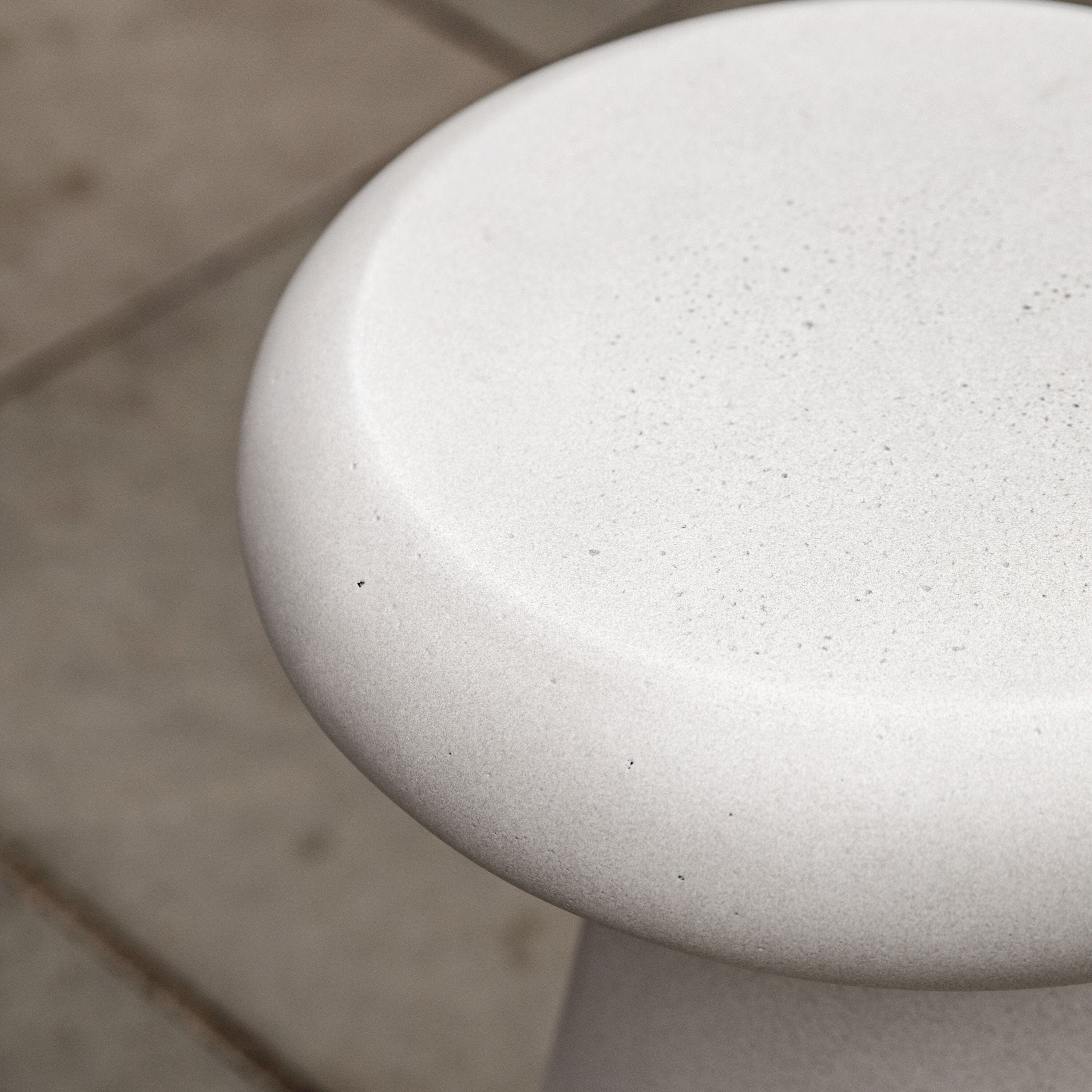 Stone Indoor/Outdoor Round Side Table