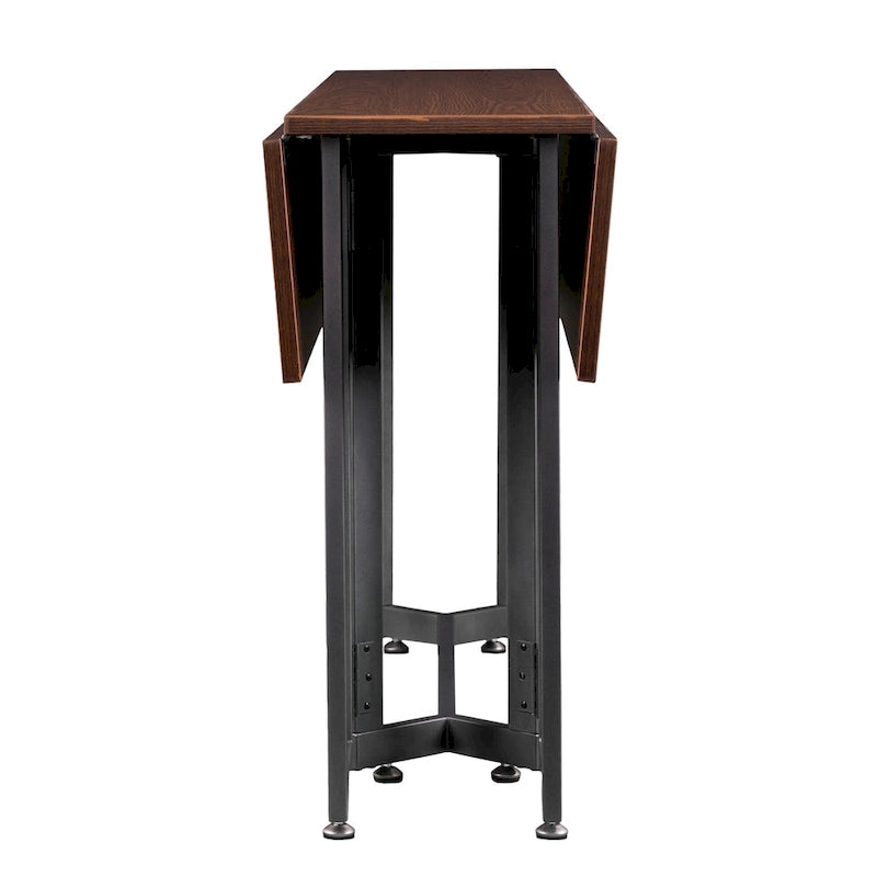 Drop Leaf Console to Dining Table - Black