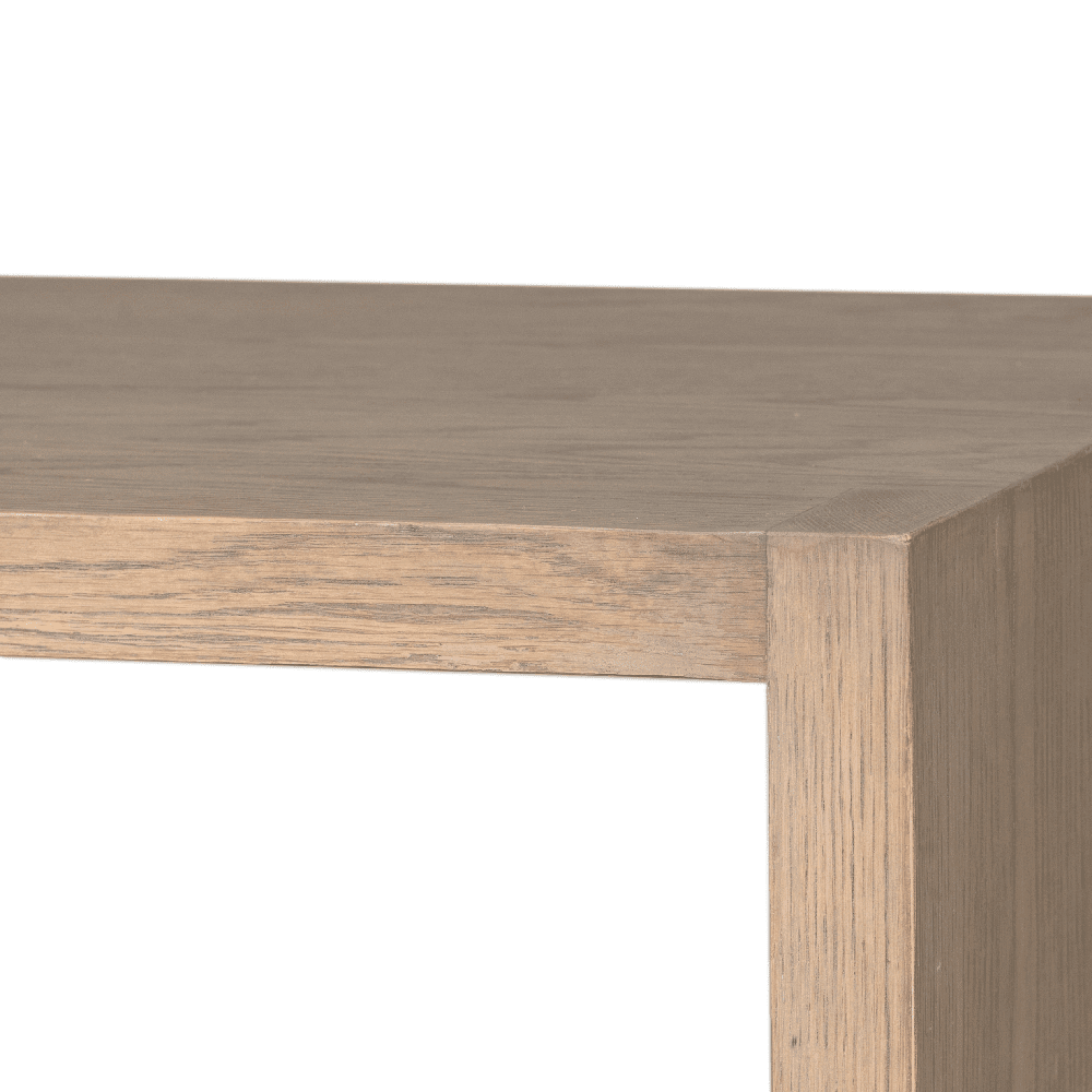 Smoked Oak Rectangular Coffee Table