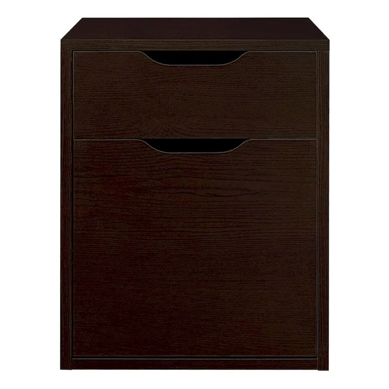 Freestanding Box File Pedestal with No Tools Assembly