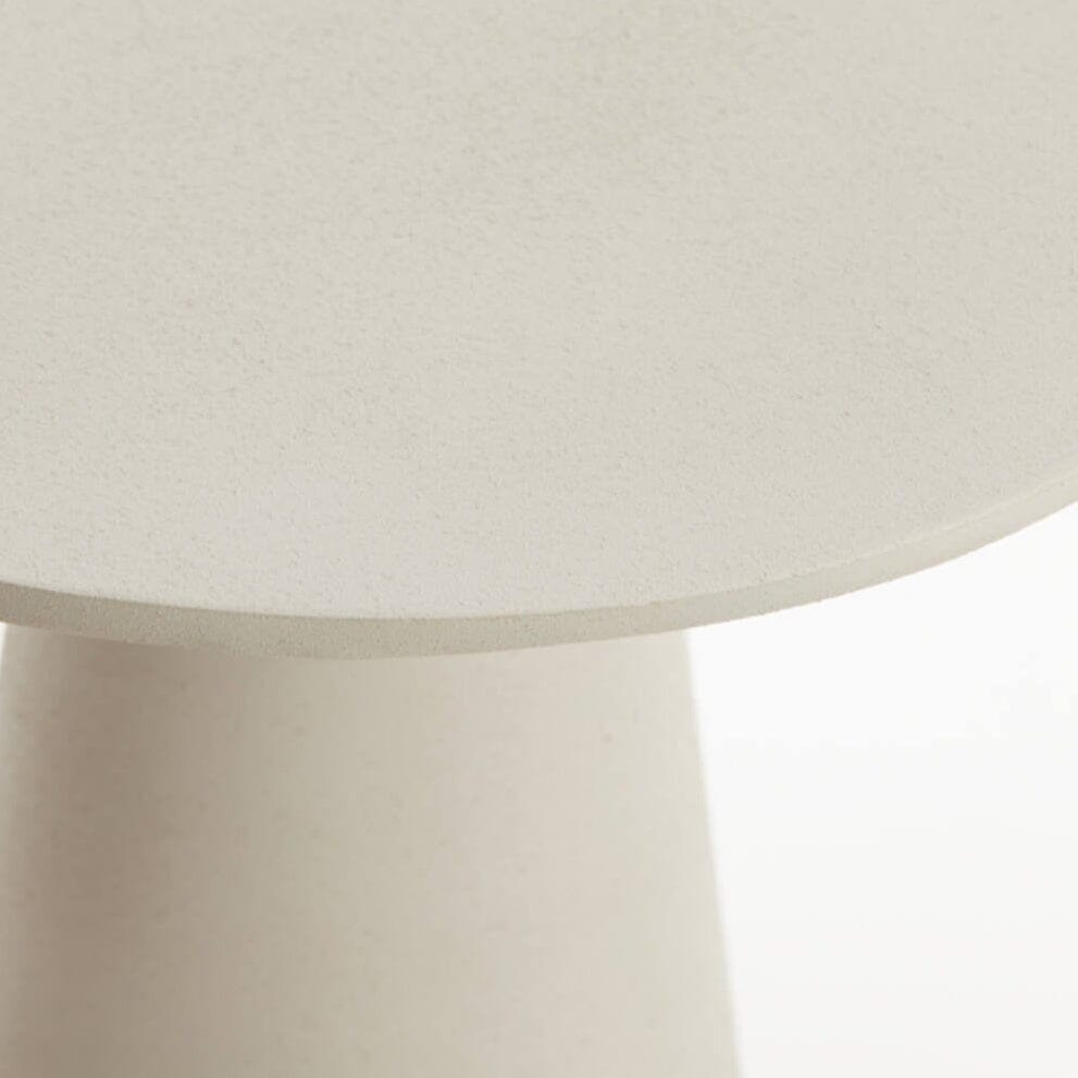 Cream Round Side Table