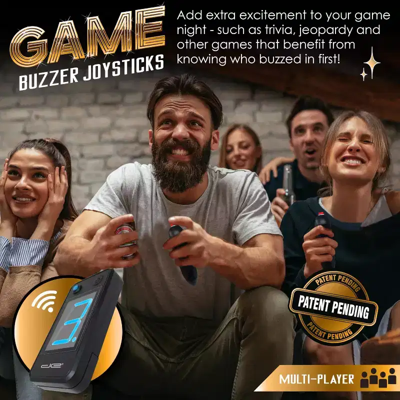 Digital Energy Wireless Handheld Buzzer Game System Console, Size: 8 Pack